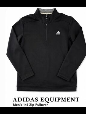 Equipment Black 1/4 Zip Performance Jacket